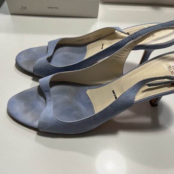 Vera Wang Blue Suede shoes - Picture 4 of 4